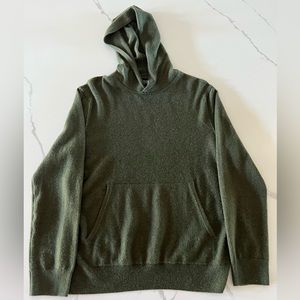 Banana Republic Cashmere Hoodie - Olive Green - Medium